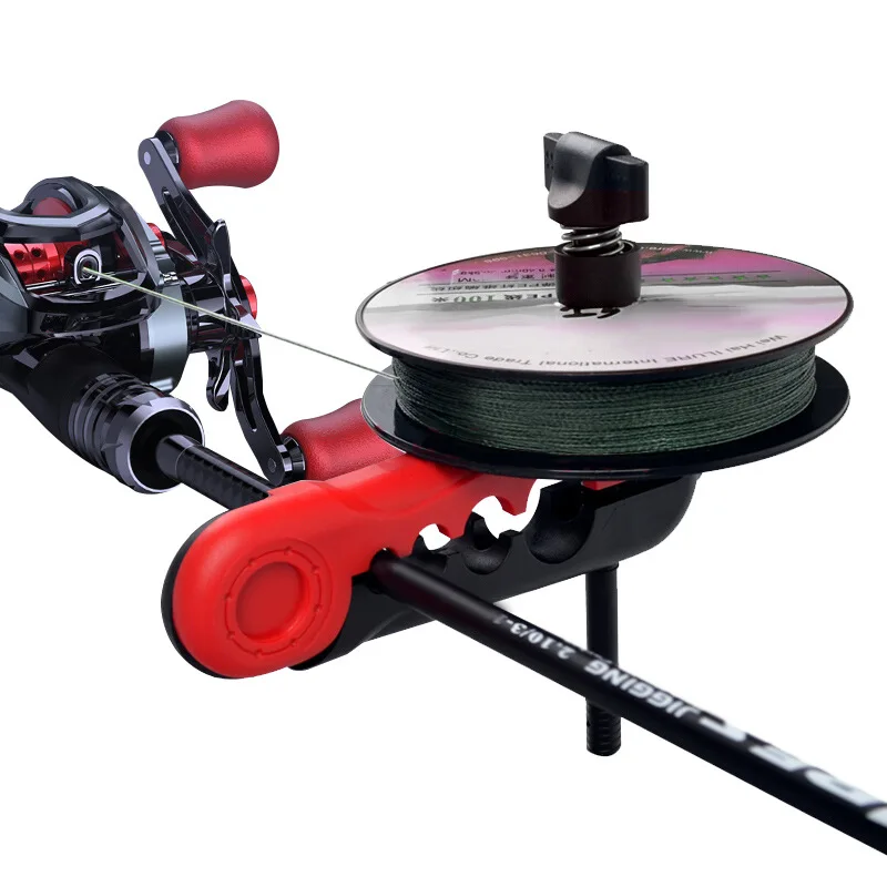 

1Pcs Portable Fishing Line Winder Spooler Smooth Performance Line Winder Adjustable for Spool Station System Fishing