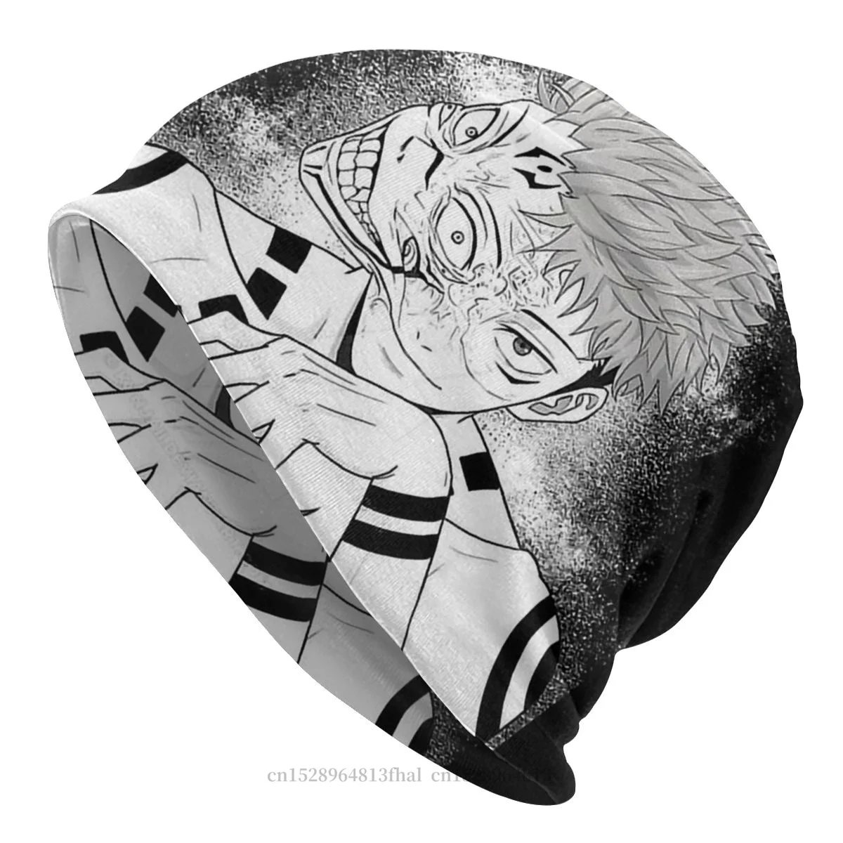 

Шапка-бини из аниме «Приключения юютсу кайсена», шапки-бини, зимняя теплая шапка Yuji Itadori Sukuna