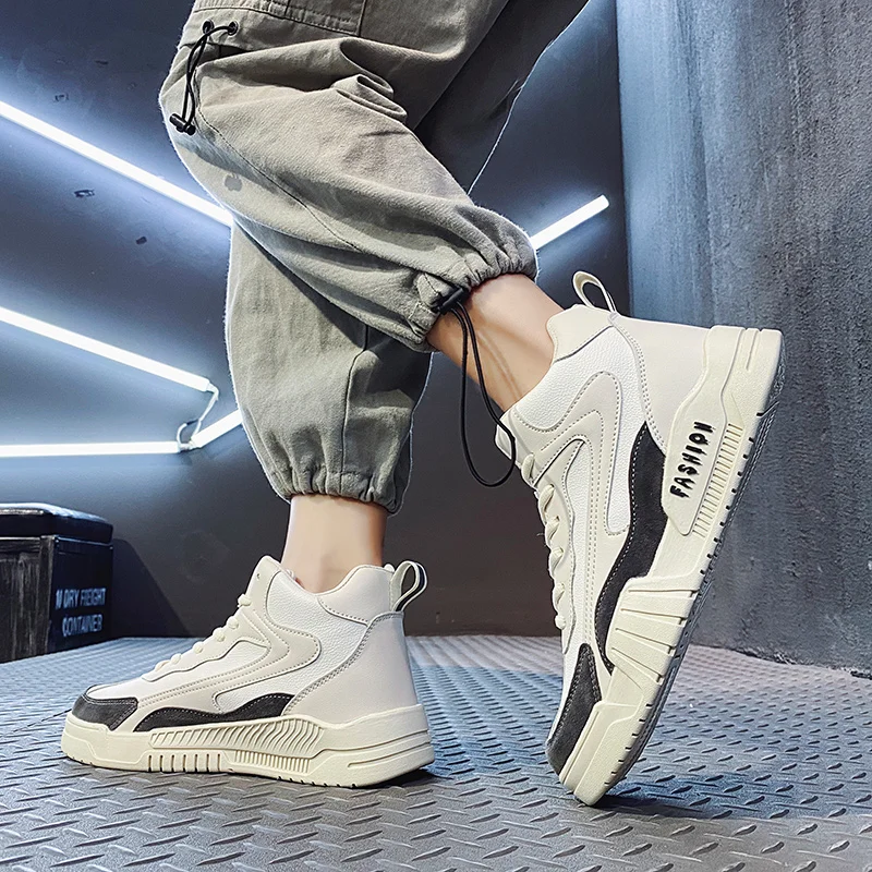 

Men Casual Shoes Popular Student Shoes Men Fashion Sneakers Trend Outdoor Non-slip Cotton Shoes Classic New Adult Lace-up Shoes