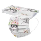 Пасхальная одноразовая маска для взрослых, промышленная 3-слойная маска с петлями для ушей, маска для лица для женщин, маска для детей, многоразовая маска