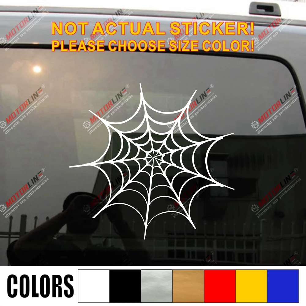 Виниловая наклейка с изображением паука паутины автомобиля фотообои без