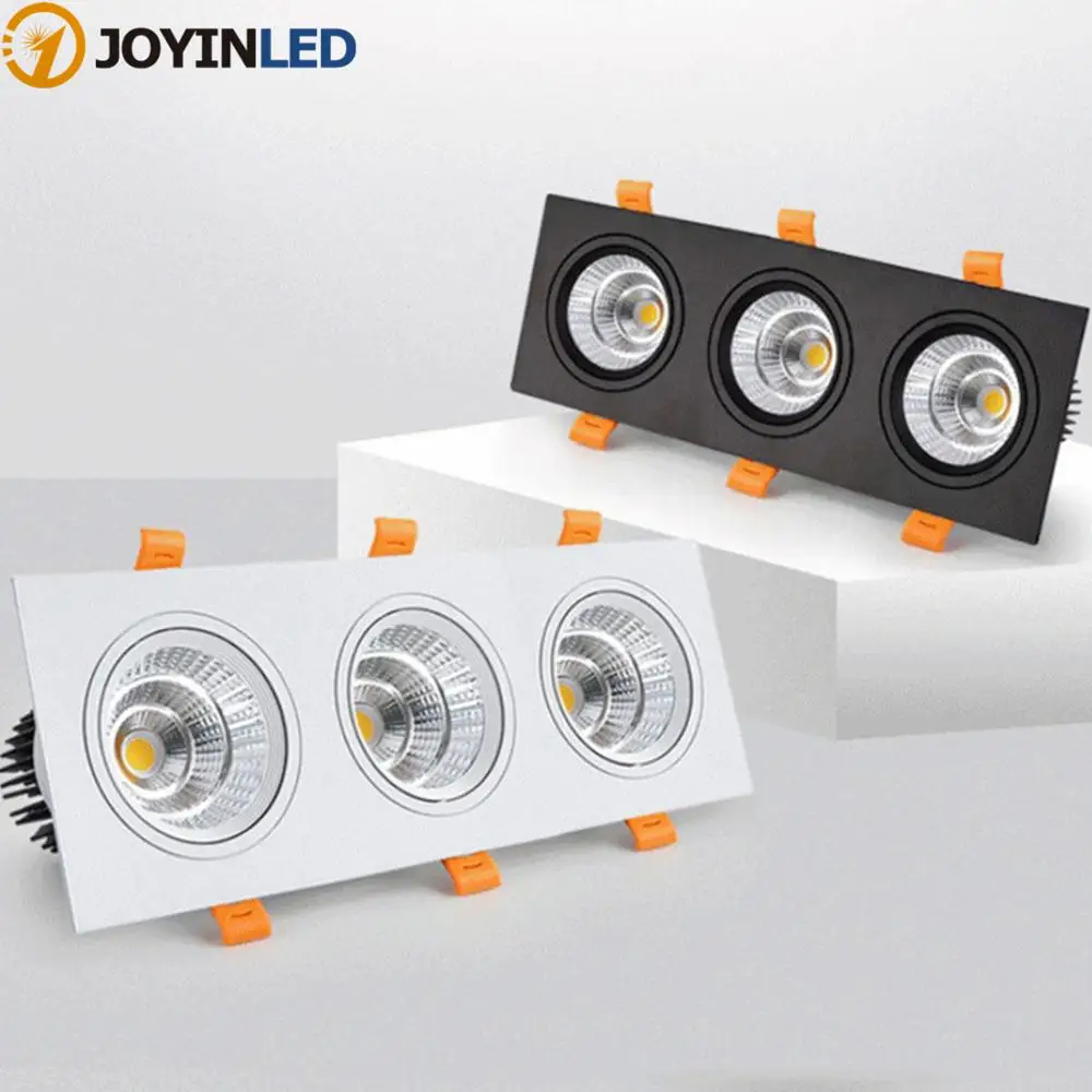 

Dimmable Super Bright LED Ceiling light down light 21W 27W 36W AC110V/220V Recessed COB LED Spot light decoration Ceiling lamp