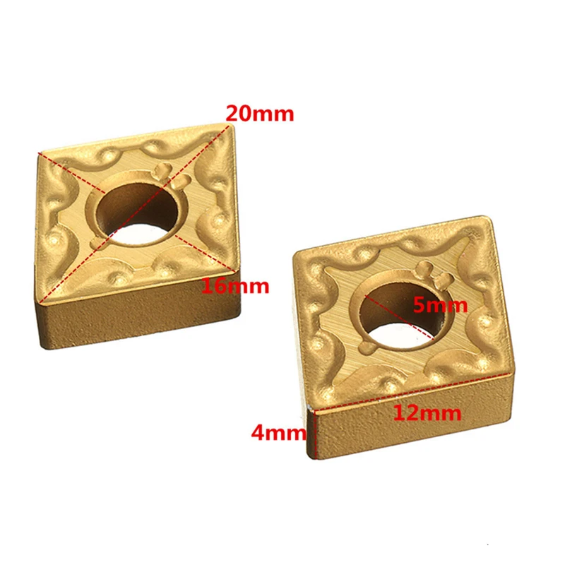 

10pcs CNMG120408-MA US735 Carbide Insert Turning Tool Holder Inserts