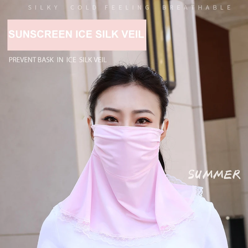 Летняя Новинка однотонный солнцезащитный ошейник для езды на открытом воздухе