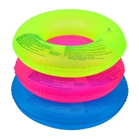 portable inflatable swimming float swim ring fluorescent birthday swimming pool party float beach lake outdoor water sports toys