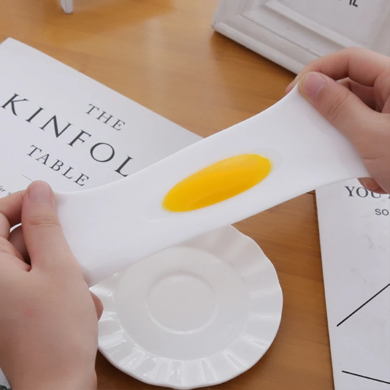 

C63C Squeeze Ball Omelette Pinch Toy Stress Relief Toys Hand Exercise Balls Vent Decompression Toy Decorative Party Supplies