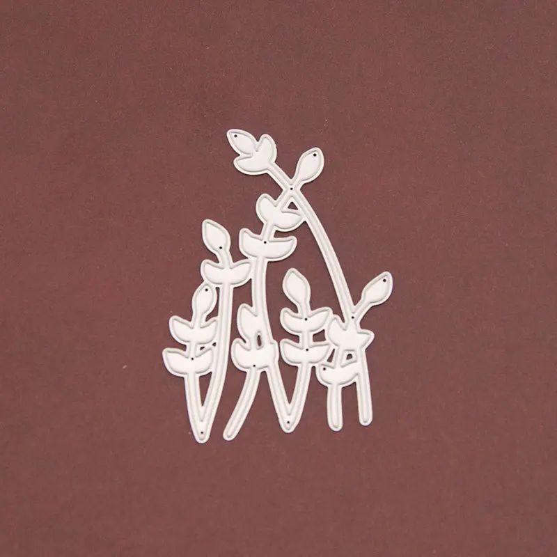 

Branch Metal Cutting Dies Scrapbooking Craft Mold Cut Die Stencil Handmade Paper Card Make Template Embossing 2021 New