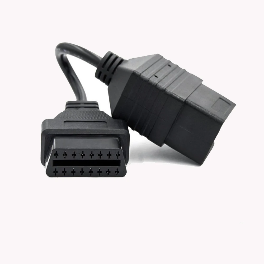Аксессуары для кабеля OBD аксессуары Toyota 17 PIN к OBD2 16 Avensis T25 T27 /Rav4/Corolla E120/Yaris 2008|Кабели