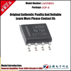 10-100Pcs/Lot Original Authentic LM358MX SOP-8 General Operational Amplifier IC LM358\\ NOPB 358MX New Spot