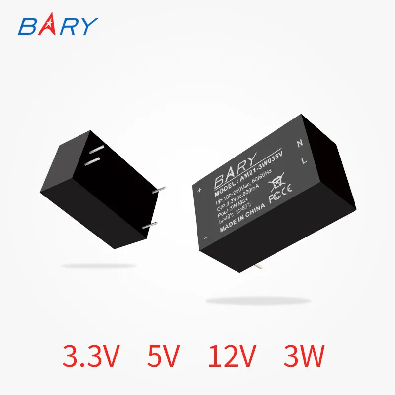 AC DC понижающий модуль переключателя Питание 100 ~ 250V до 3 V 5V 9V 12V 24V 3W изолированный