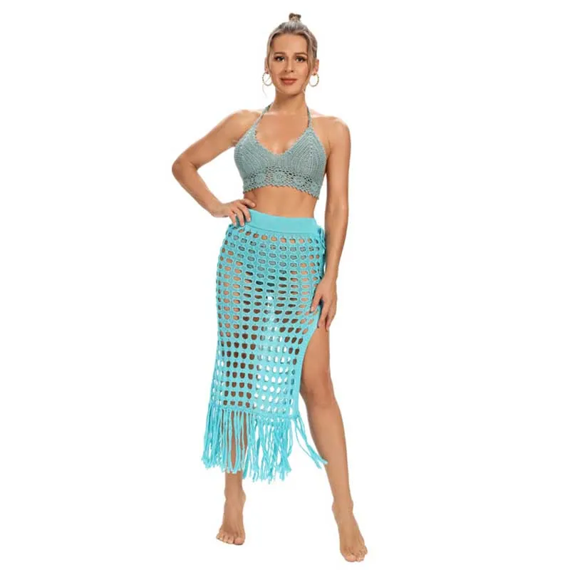 Женский кафтан Пляжное летнее платье женская пляжная одежда 2021 сексуальная