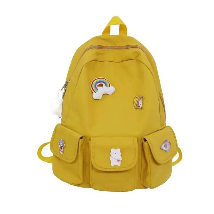 

Multipockets Large-capacity School Bags For Teenage Girls Backpack Women Lovely Fashion Backpacks Mochila Feminina Bagpack Bags