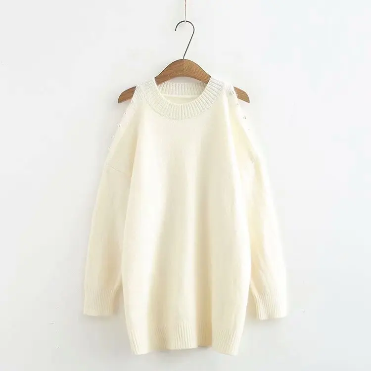 Повседневные свитера размера плюс осень 2019 женские модные свободные вязанные