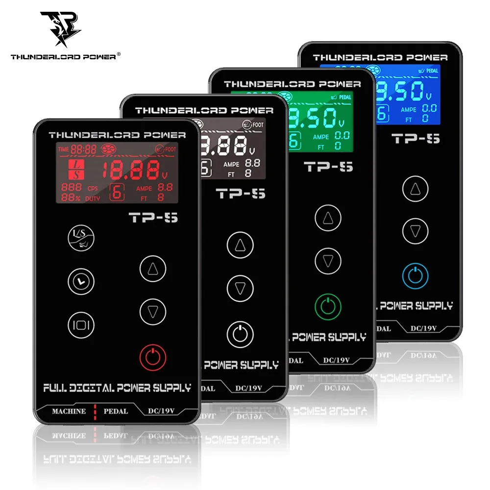 

TP-5 цифровой татуировки Питание ЖК-дисплей сенсорный Экран двойной татуировки Блок питания со светодиодом для катушки и татуировка татуиро...