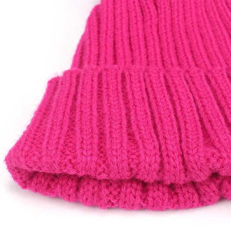 Шапка с помпоном из искусственного меха зимние детские шляпы шапочки Детские