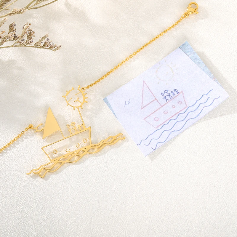 Детские ожерелья на заказ для девочек детское искусство персонализированное