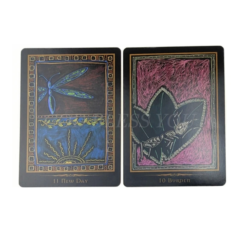 Shamanic Healing Oracle Cards 44 Deck Tarot English Divination Board Game Drop Shipping | Спорт и развлечения