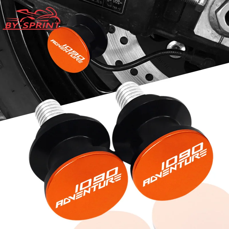

M10 Motorcycle CNC Aluminum Swingarm Spools Stand Screws Modified Accessory For 1090 Adventure/R ADVENTURE 2017-2021