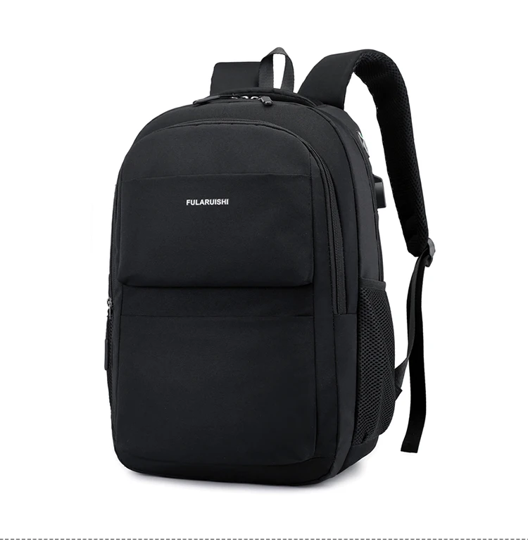 Men Backpack School Bag Waterproof Nylon New Schoolbag Business Laptop Polyester Bag 14 Shoulder Bag 15.6 Inch Computer Packsack