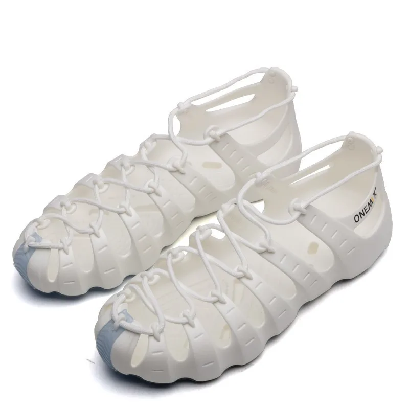 구매 ONEMIX-2020 여름 남성 여성 캐주얼 워터 슈즈 다기능 고무 밑창 샌들, 남성 아웃도어 비치 업스트림 슬리퍼