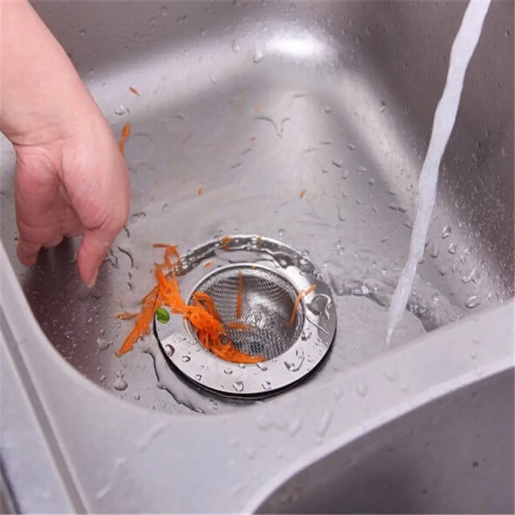1 шт. бытовой Кухня раковиной фильтр для мытья посуды бассейна Нержавеющая сталь