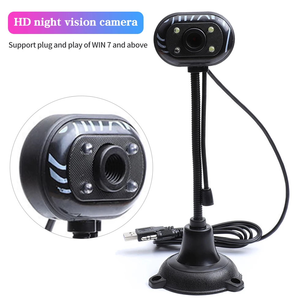 

Mini Camera CMOS Computer Webcam W/Mic PC Computer Laptop 30FPS Notebook Camera