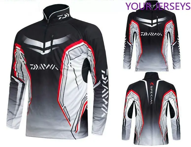 

2021 брендовая одежда для рыбалки DAWA Мужская быстросохнущая Влагоотводящая Одежда дышащая рыболовная рубашка с длинным рукавом DAIWA Pesca