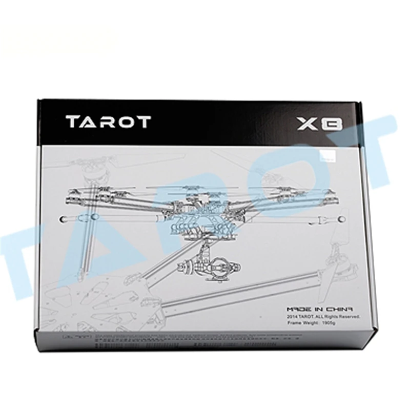 Таро TL8X000 X8 Octocopter из углеродного волокна 8 осевой набор FPV комплект с
