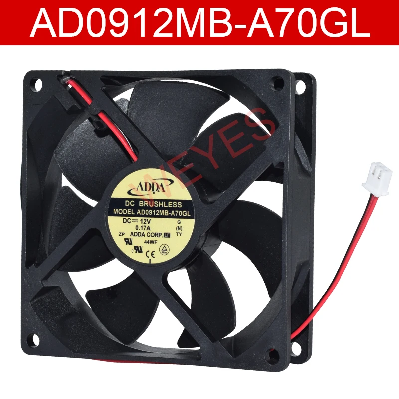 Оригинальный двухрядный охлаждающий вентилятор для ADDA AD0912MB A70GL 12 В постоянного