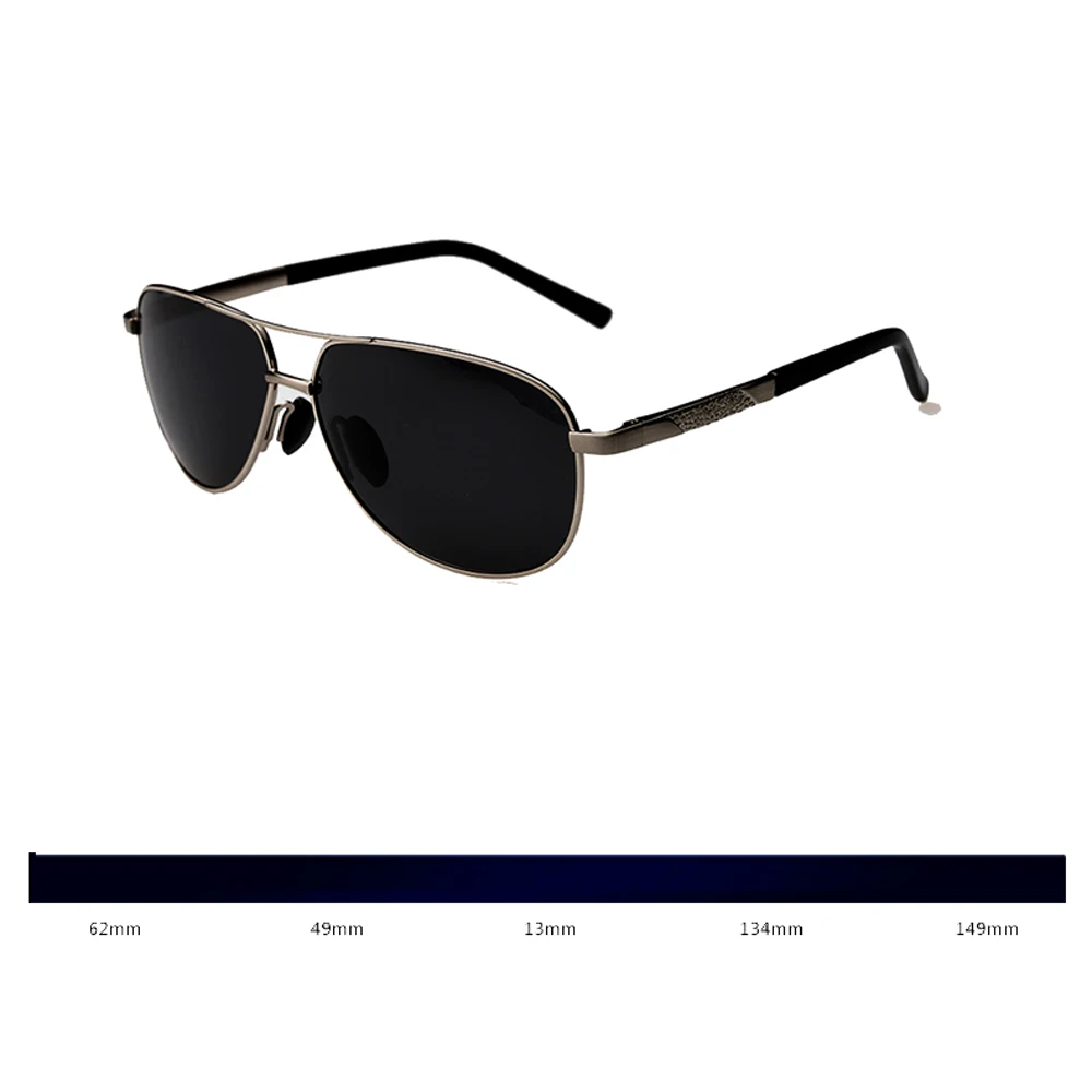 

High-end pilot Driver Sun Glasses Polarized Mirror Sunglasses Custom Made Myopia Minus Prescription Lens Men Women-1 to -6