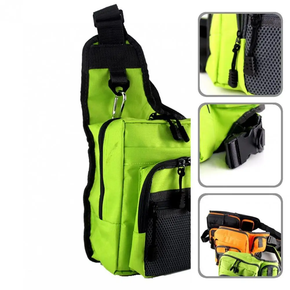 

Angling Bag Easily Carry Fishing Bag 3 Colors Large Capacity Versatile Crossbody Shoulder Multifunctional Bag
