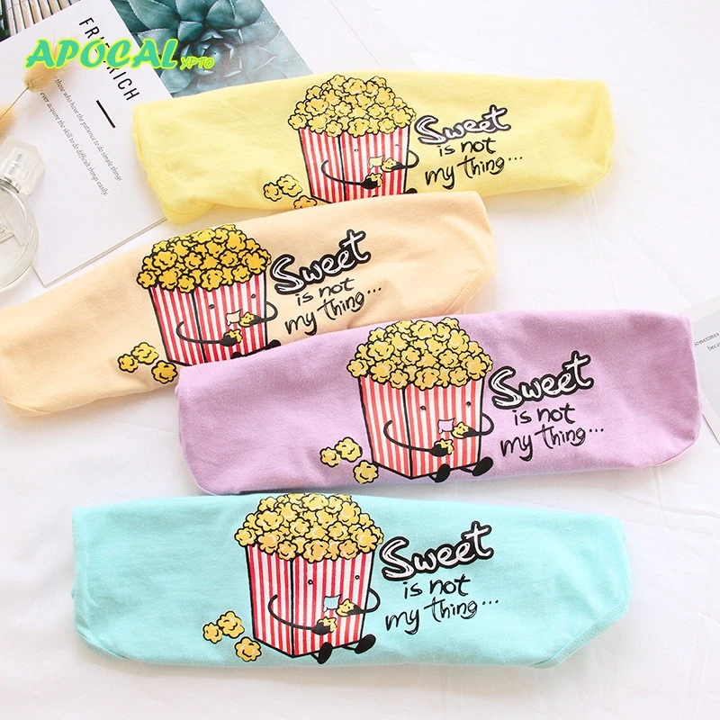 APOCAL Popcorn Graffiti Women's Panties Fashion Printed Cartoon anime Cotton Female Underwear Women Lingerie Casual Briefs Girl |