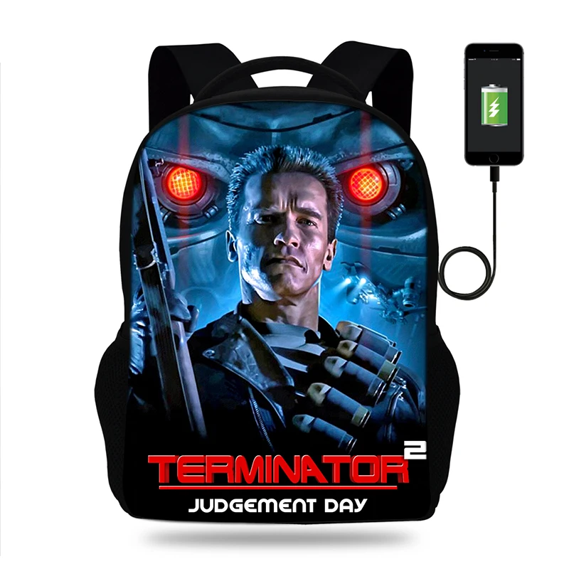 17 дюймовый мужской рюкзак USB зарядное устройство школьный для ноутбука