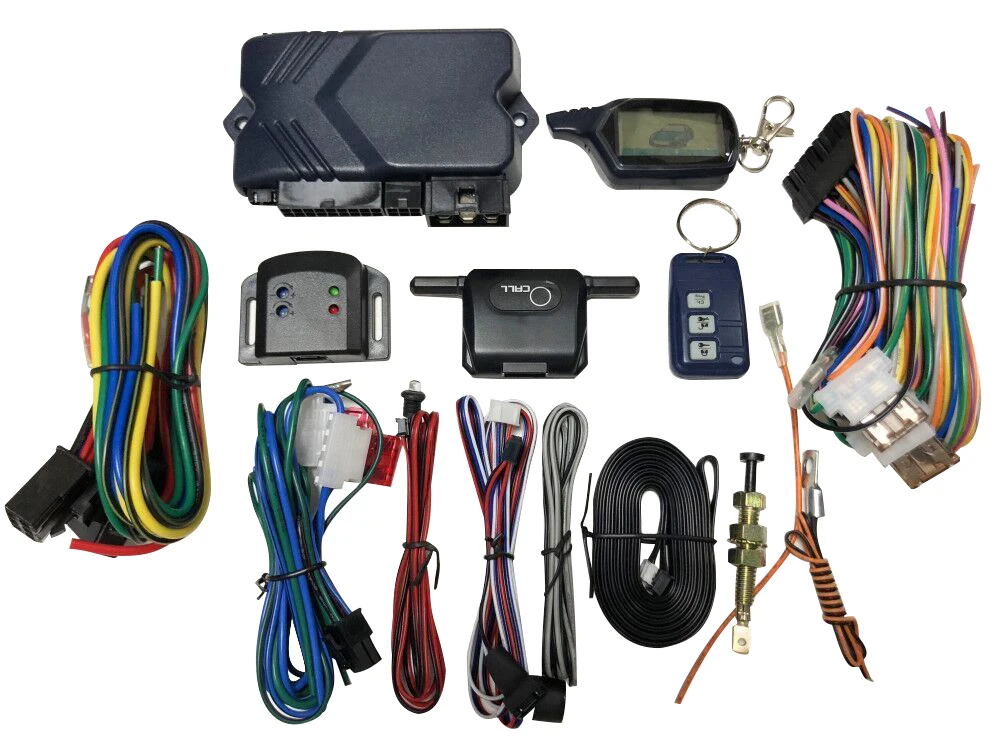 Автомобильная сигнализация двойного направления брелок Русская версия