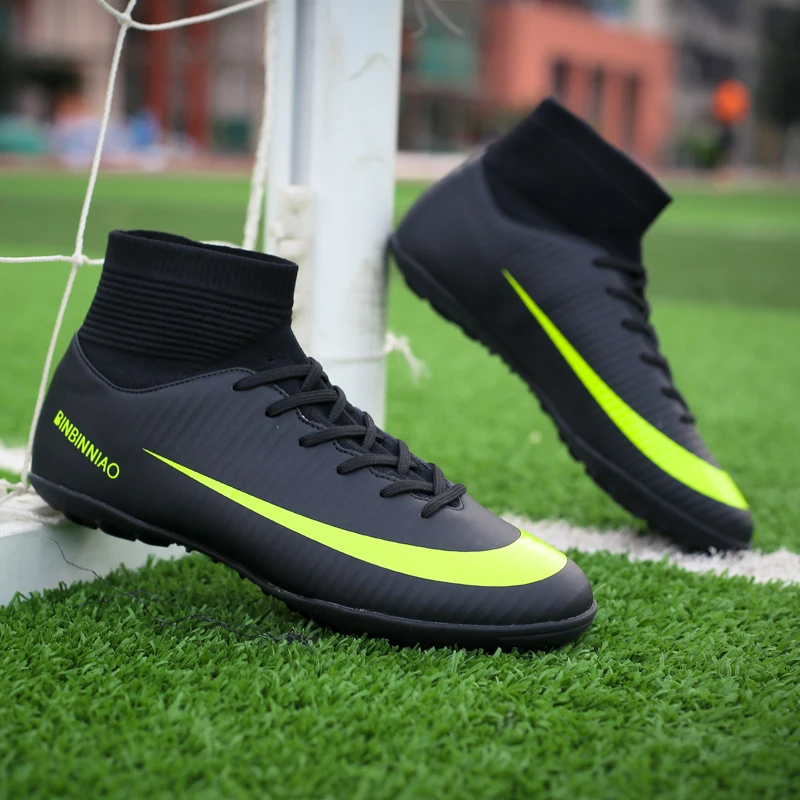 Football Boots Men Sports Soccer Shoes Indoor Original FG/TF Soccer Cleats Shoes Women Futsal Football Sneakers chuteira campo