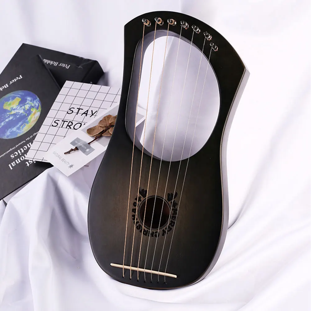 Инструмент для детей 7-String деревянные развлечения из красного дерева легкий подарок компактный музыкальный Профессиональный Lyre ксилофон