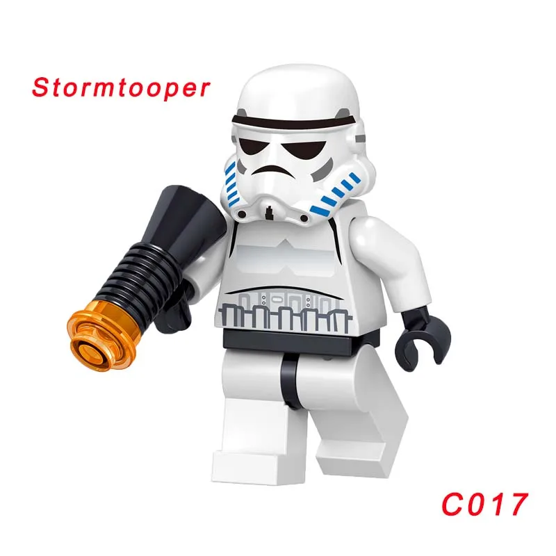 C017 Одиночная Звездные войны кирпич Dewback пустыня Jabba Rancor Amidala C-3Po Хром золотой таваунпун строительный блок - Цвет: C017