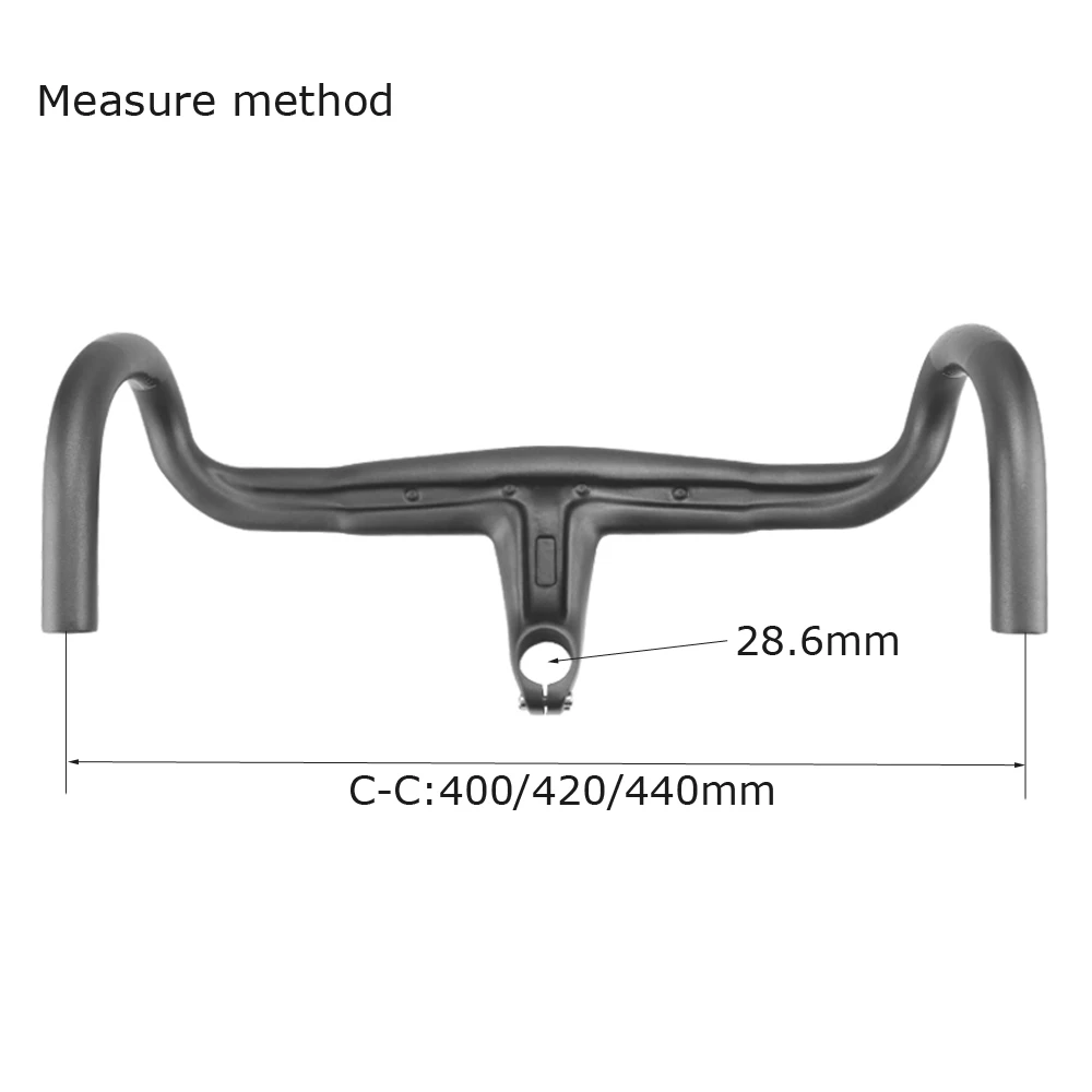 RXL SL углеродный материал руль для велосипеда интегрированный со стержнем 400/420/440