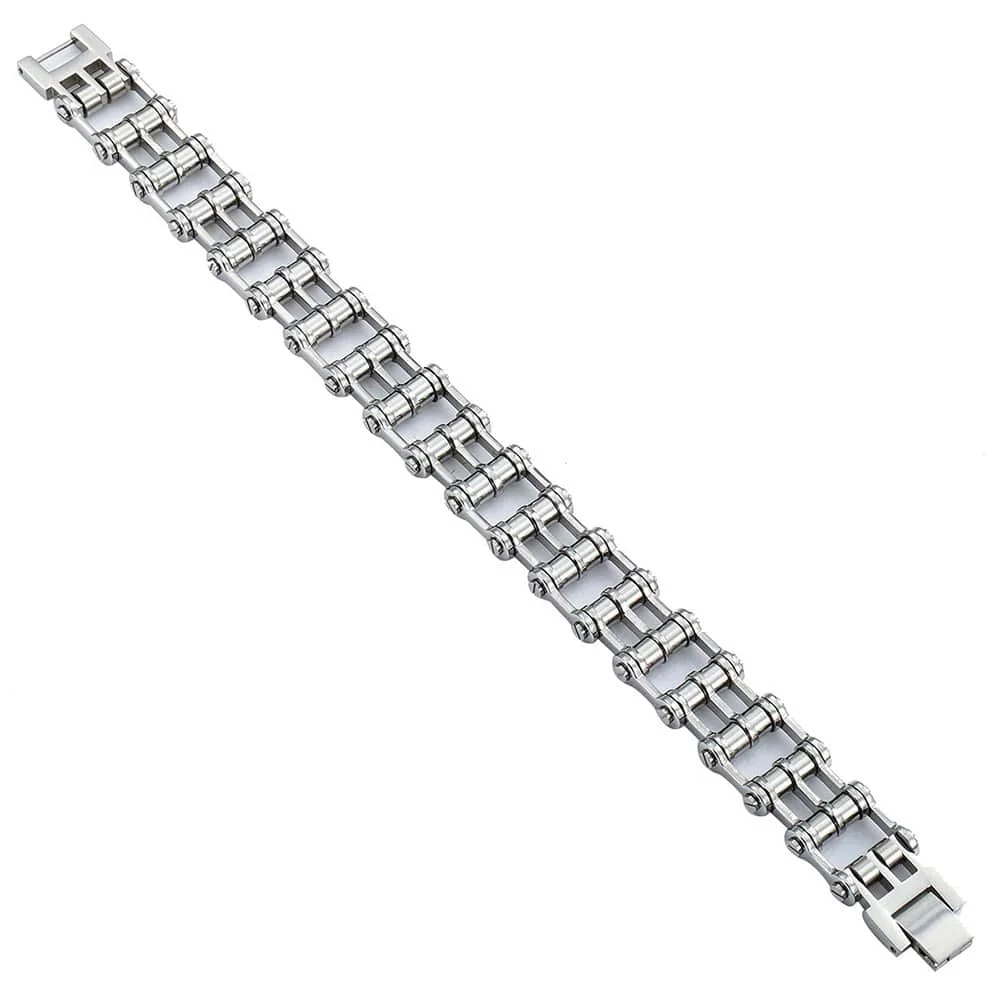 Men's Bracelets Hiphop Bicycle Link Chain 316L Stainless Steel Bracelet For Male Jewelry 2018 Gifts Wholesale 16mm KHB149 | Украшения и