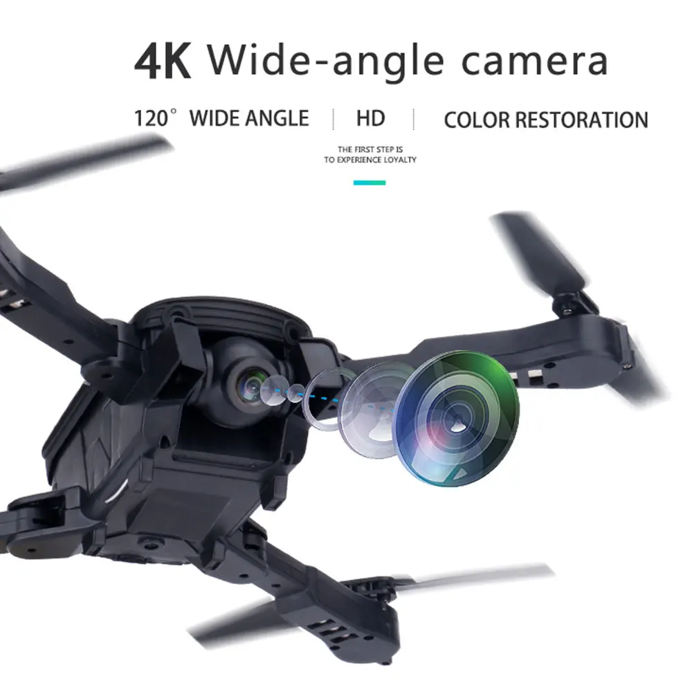 1808 RC Квадрокоптер дроны 4K HD Двойная камера Wi Fi передача FPV оптический поток