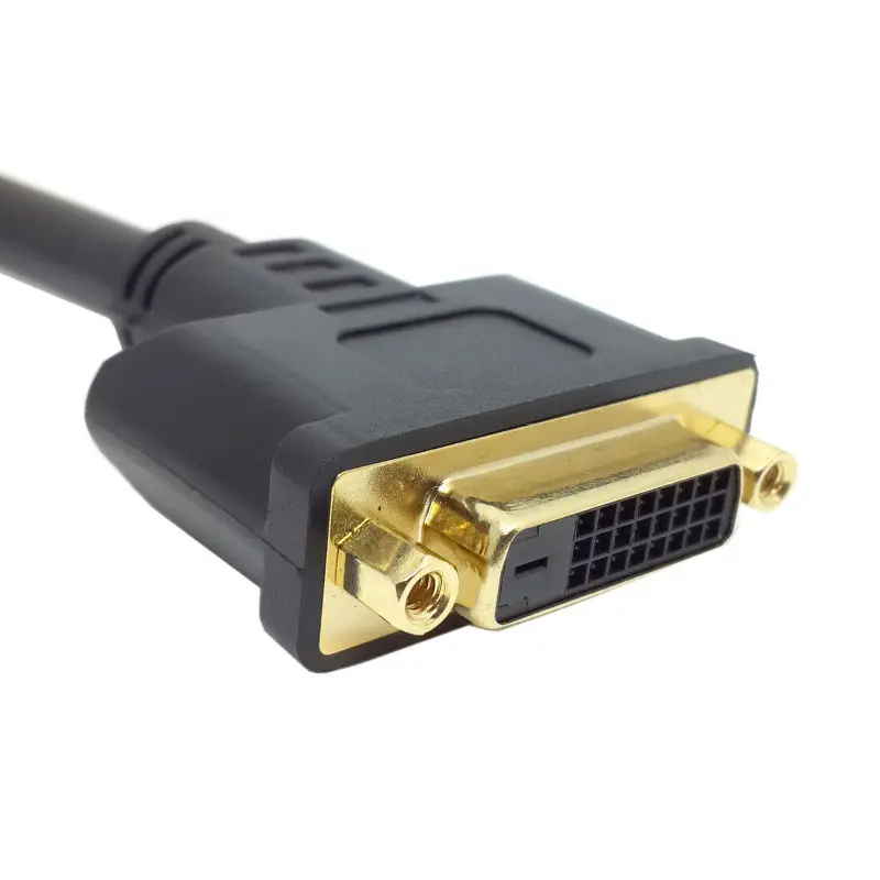 DVI -D Dual Link Male Digital 24 + 1 to Female видео удлинитель короткий кабель 50 см для монитора