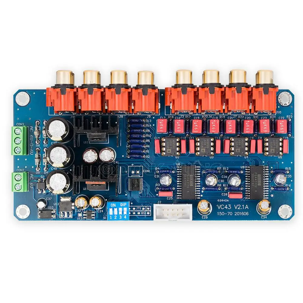 Nobsound PGA4311 8 канальная односторонняя 4 сбалансированная плата управления