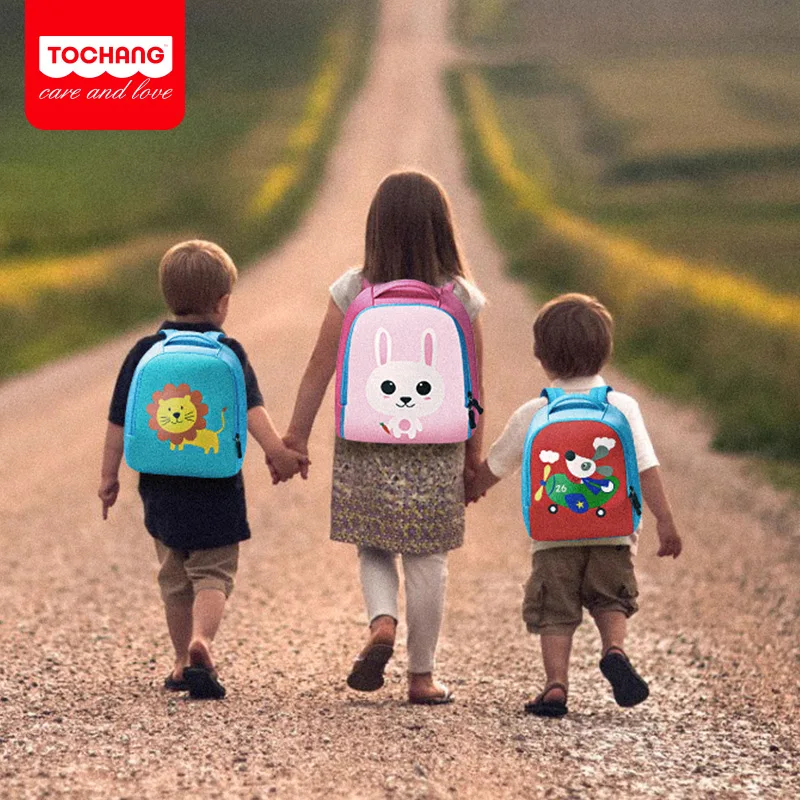 Детские школьные портфели с мультипликационным Кроликом сумки на плечо из