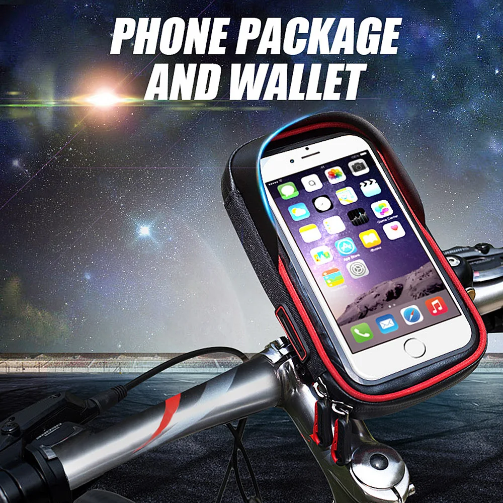 Водонепроницаемый универсальный чехол для телефона яркая велосипедная сумка 6