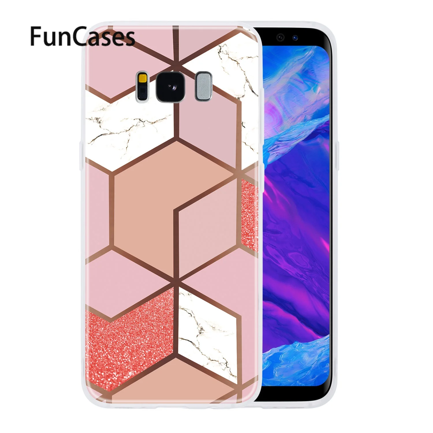Чехлы для телефонов телефона samsung S8 Plus серебристая проволока защитный чехол Galaxy