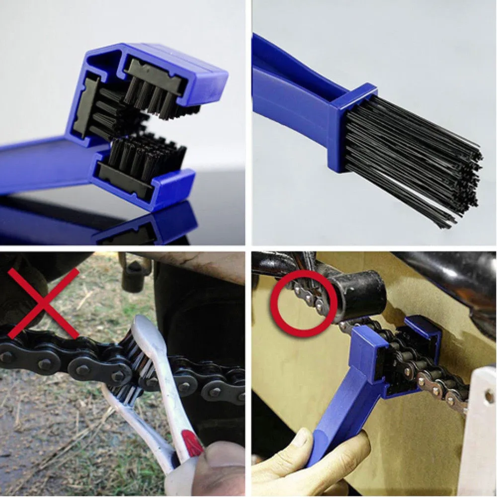 

Cycling Motorcycle Bicycle Chain Clean Brush Gear Grunge Brush Cleaner Outdoor Cleaner Scrubber Tools Bicycle Accessories 2021