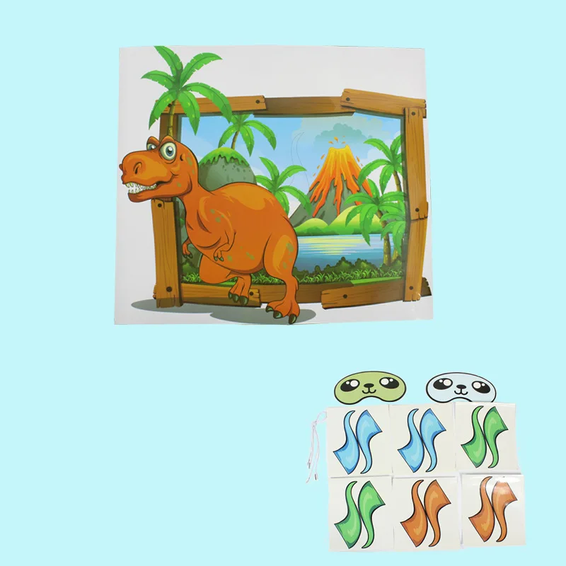 Динозавр вечерние поставки контактный хвост на игру динозавра и надписью Wild One