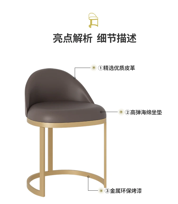 Роскошный подвесной стул для спальни современный минималистичный макияжа Ins Wind