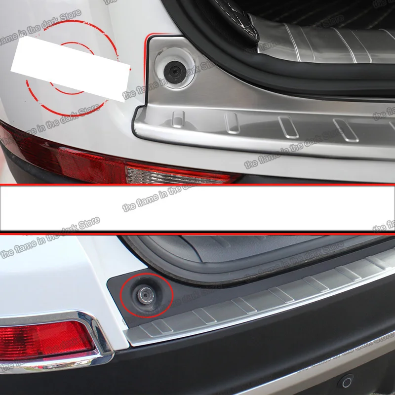 Lsrtw2017 Нержавеющая сталь багажник автомобиля украшения Защитная панель для changan