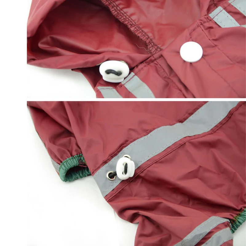 Дождевик для домашних питомцев водонепроницаемая одежда с капюшоном маленьких